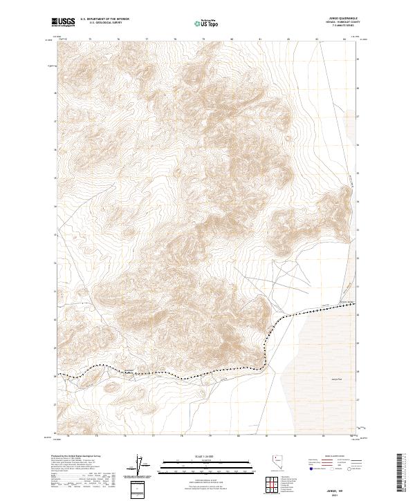 USGS Topographic Map – Jungo