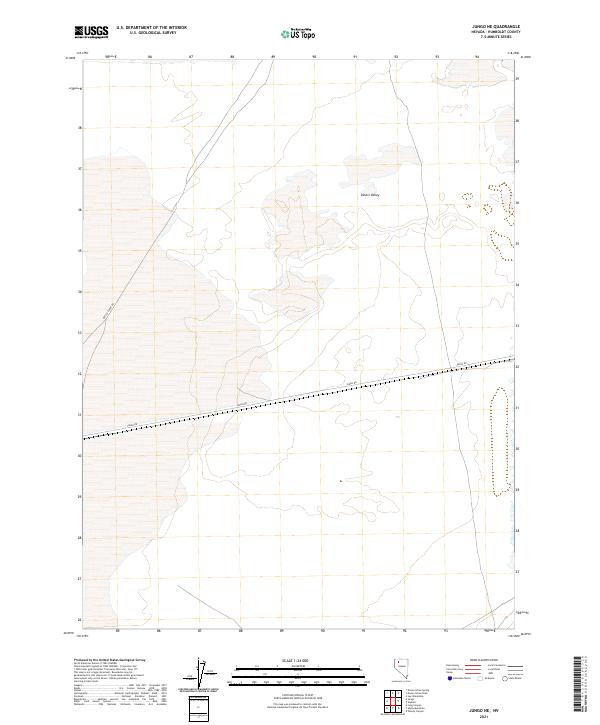 2021 Map of Jungo NE, 2021 Print