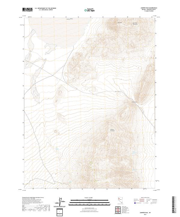 USGS Topographic Map – Juniper Pass