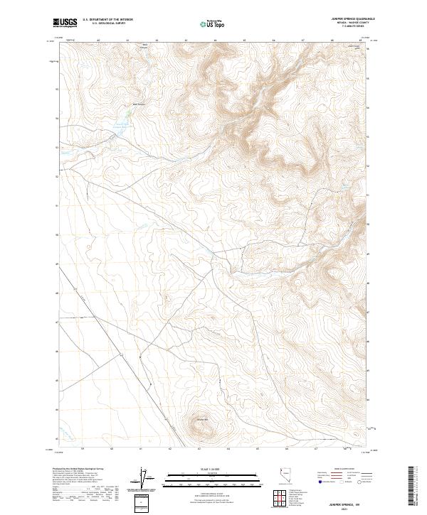 USGS Topographic Map – Juniper Springs