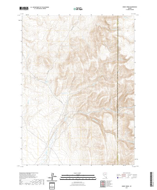 USGS Topographic Map – Kenny Creek