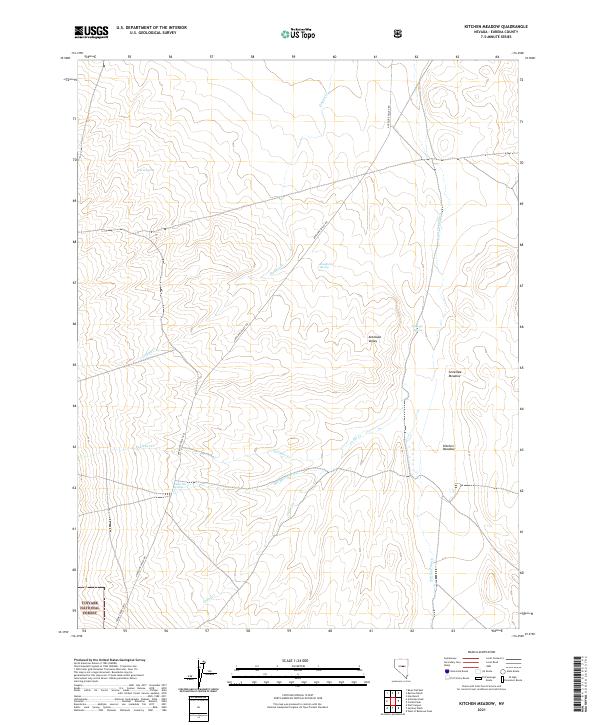 USGS Topographic Map – Kitchen Meadow