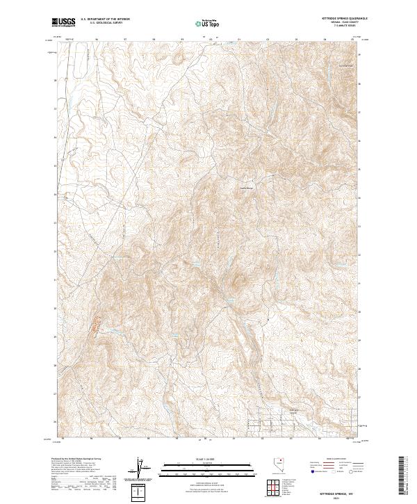 USGS Topographic Map – Kittridge Springs
