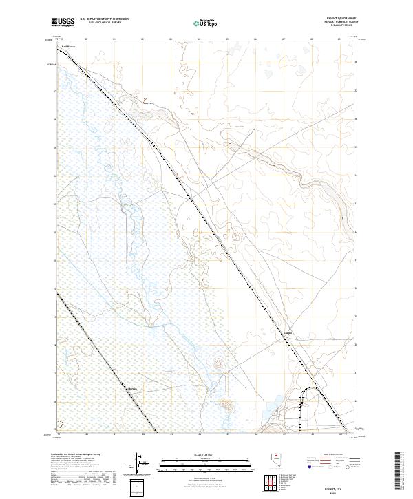 USGS Topographic Map – Knight