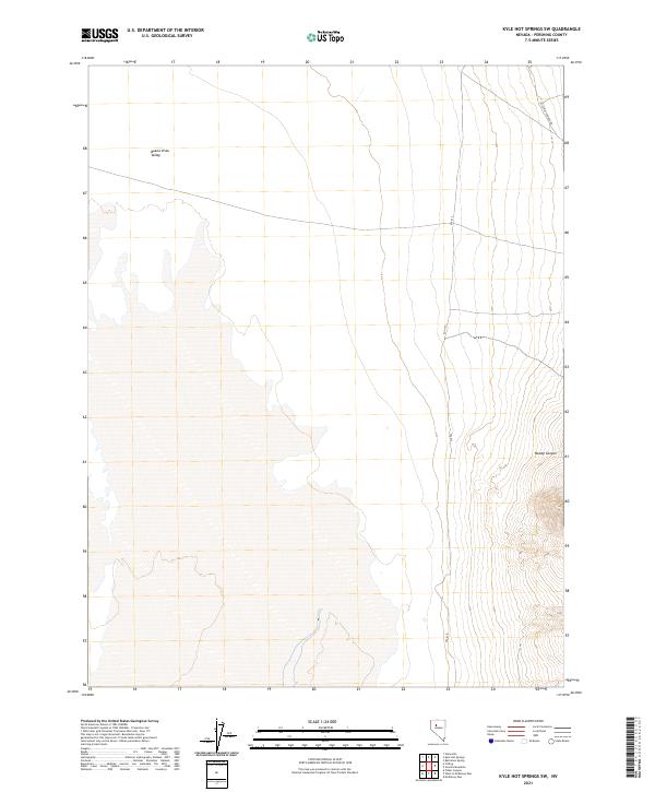 USGS Topographic Map – Kyle Hot Springs SW