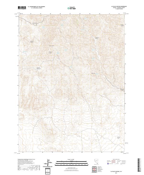 USGS Topographic Map – La Plata Canyon