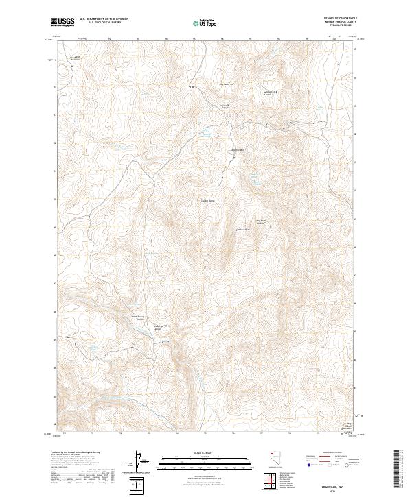 USGS Topographic Map – Leadville