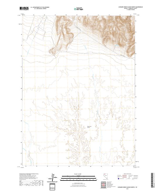 USGS Topographic Map – Leonard Creek Slough North