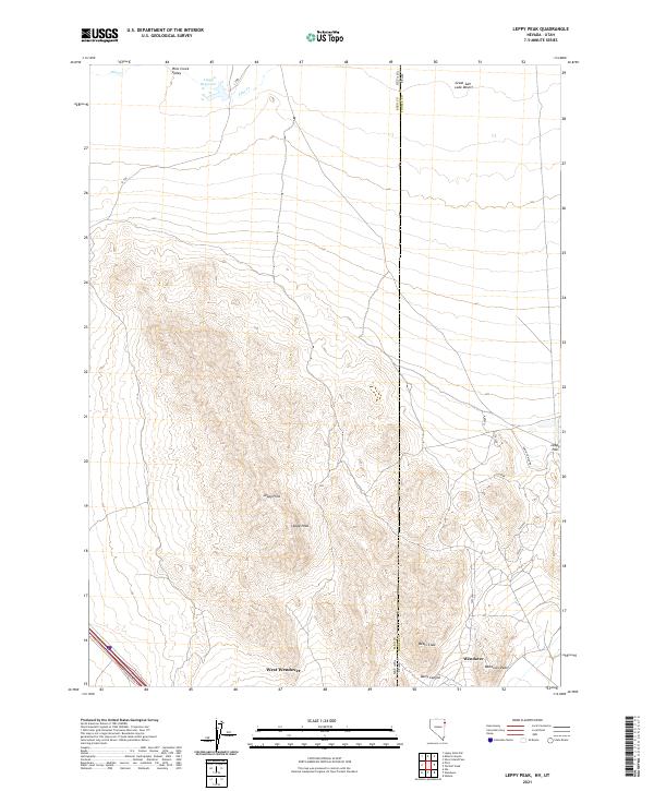 USGS Topographic Map – Leppy Peak