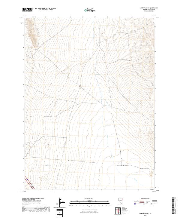 USGS Topographic Map – Leppy Peak NW