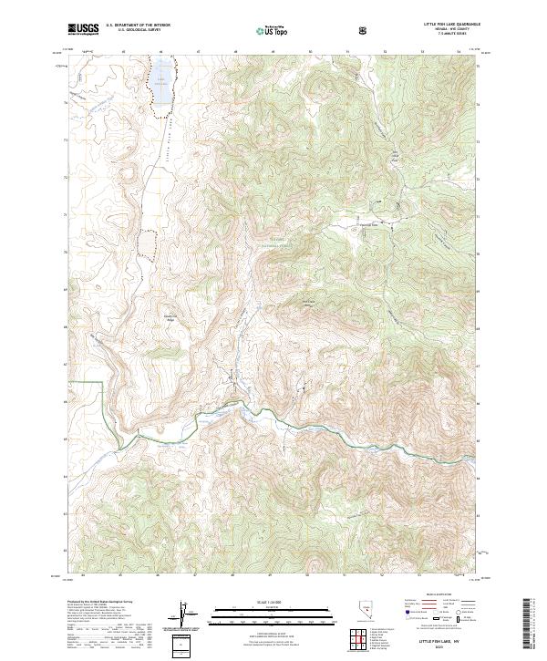 USGS Topographic Map – Little Fish Lake
