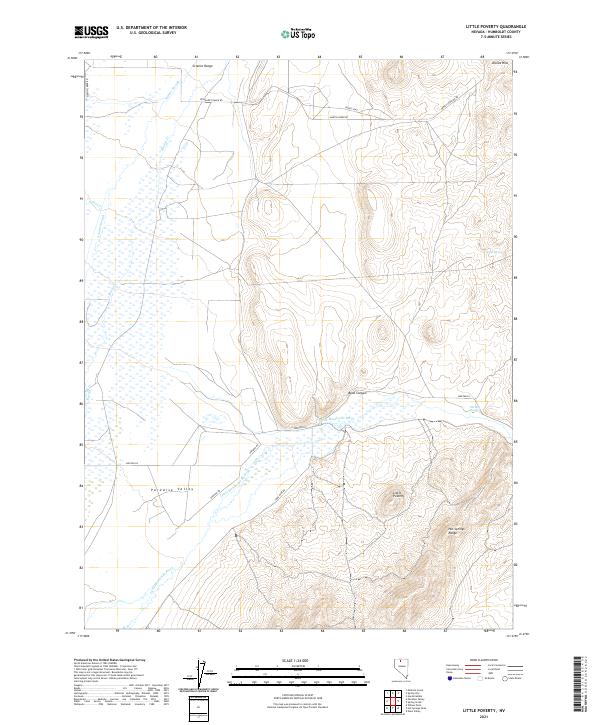 USGS Topographic Map – Little Poverty