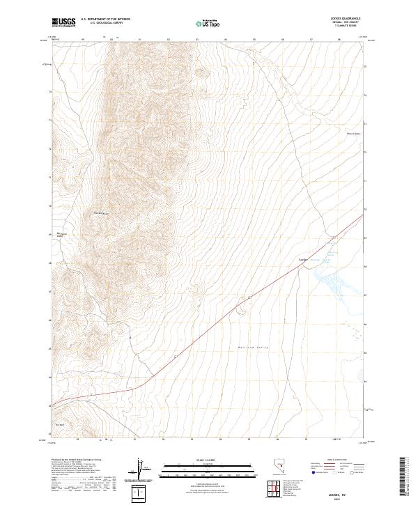 USGS Topographic Map – Lockes
