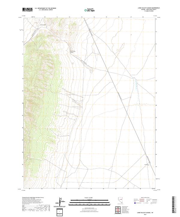 USGS Topographic Map – Long Valley Slough