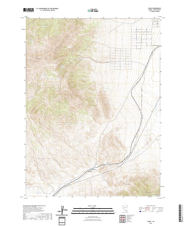 USGS Topographic Map – Loray
