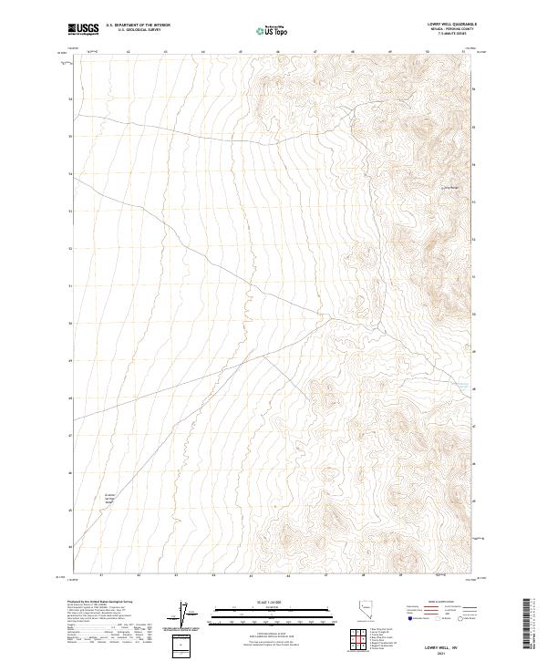 USGS Topographic Map – Lowry Well