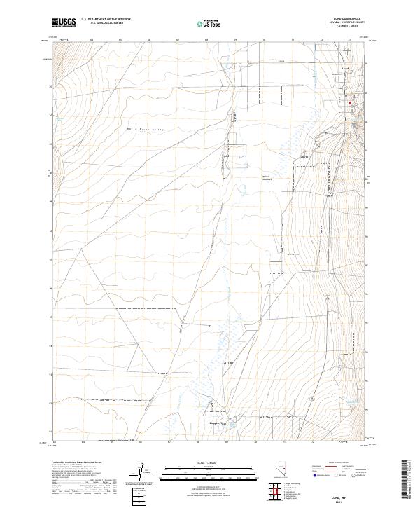 USGS Topographic Map – Lund