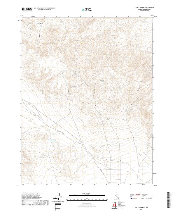 USGS Topographic Map – Mable Mountain