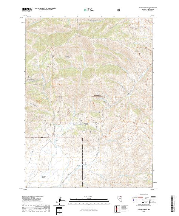 USGS Topographic Map – Maggie Summit