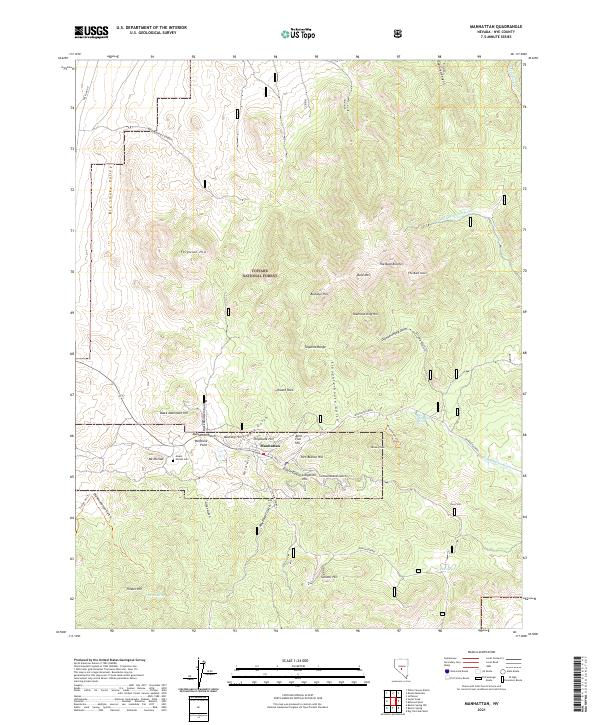 USGS Topographic Map – Manhattan