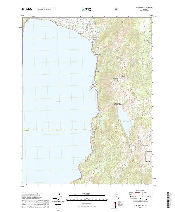 USGS Topographic Map – Marlette Lake