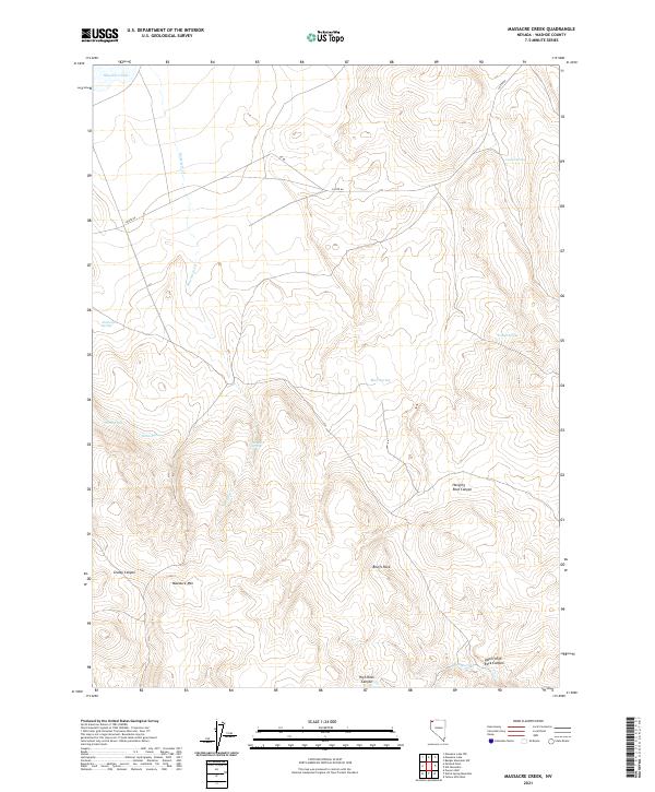 USGS Topographic Map – Massacre Creek