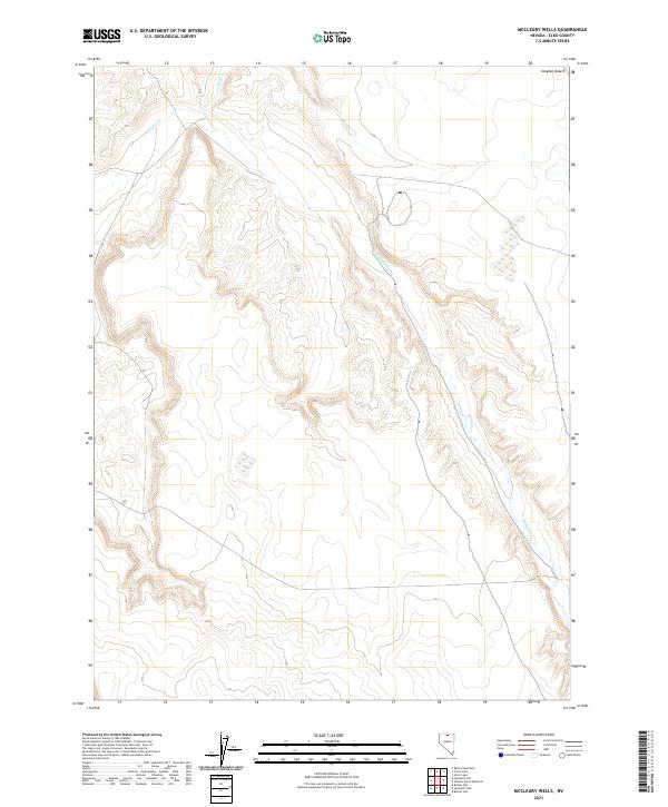 USGS Topographic Map – McCleary Wells