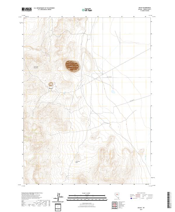 USGS Topographic Map – McCoy