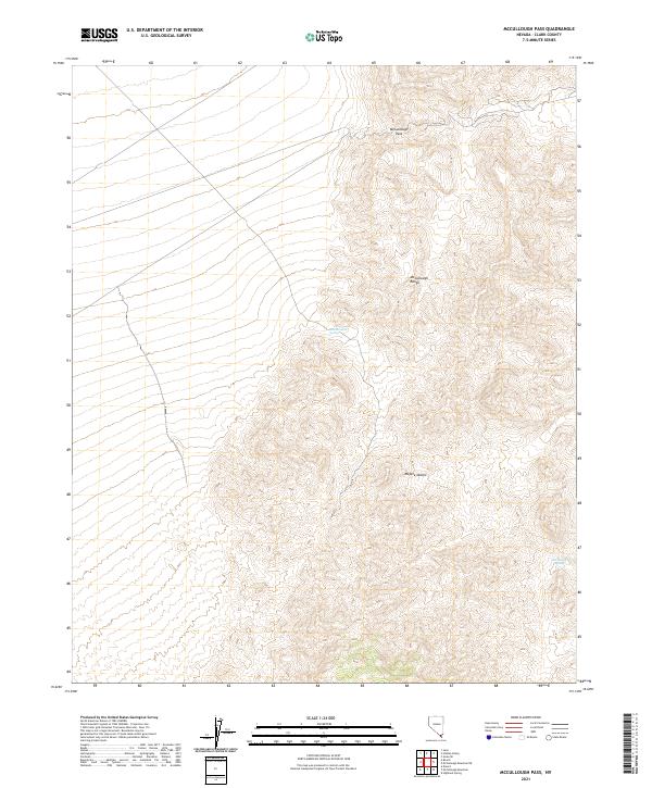 USGS Topographic Map – McCullough Pass