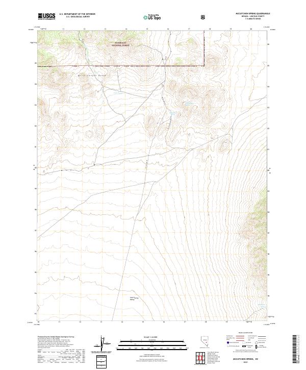 USGS Topographic Map – McCutchen Spring