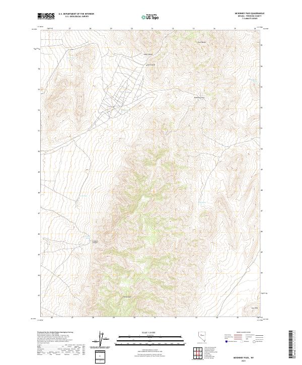USGS Topographic Map – McKinney Pass