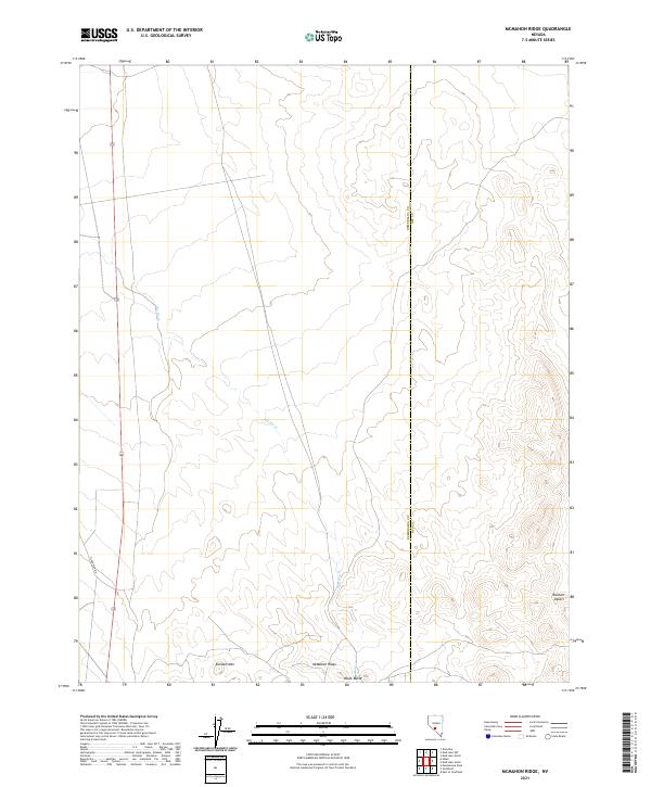 USGS Topographic Map – McMahon Ridge