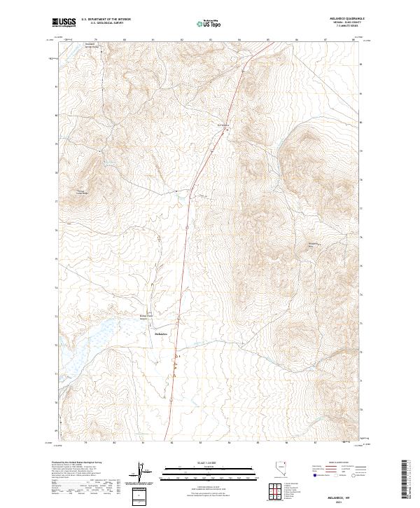 USGS Topographic Map – Melandco