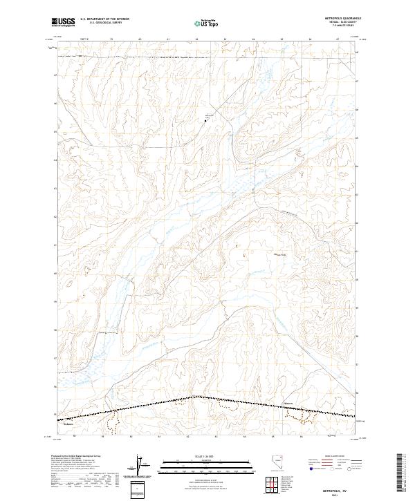 USGS Topographic Map – Metropolis