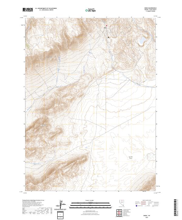 USGS Topographic Map – Midas