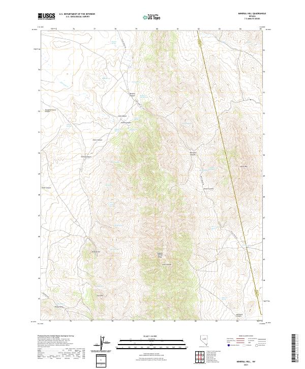 USGS Topographic Map – Mineral Hill
