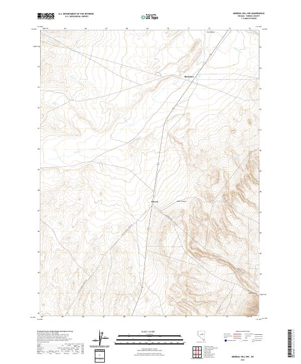 USGS Topographic Map – Mineral Hill NW