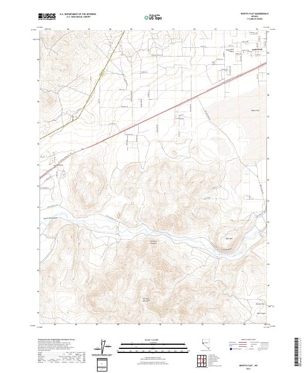 USGS Topographic Map – Misfits Flat