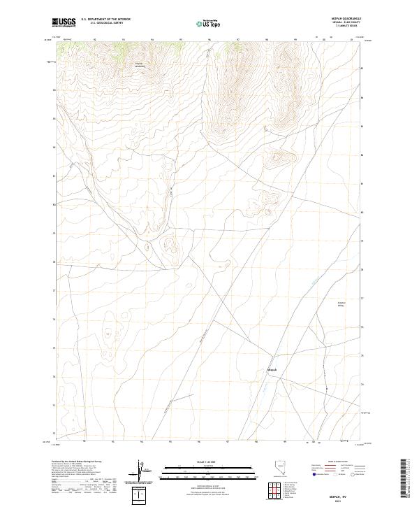 USGS Topographic Map – Mizpah