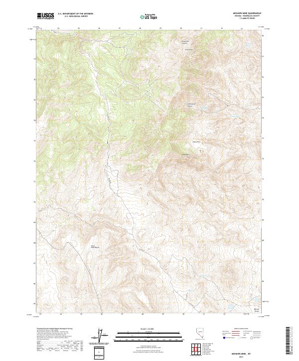 USGS Topographic Map – Mohawk Mine