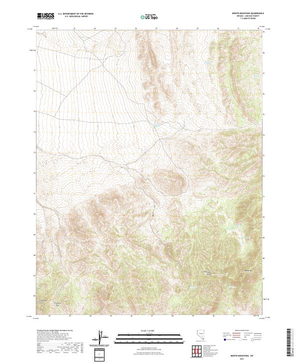 USGS Topographic Map – Monte Mountain