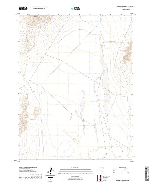 USGS Topographic Map – Moores Station SE