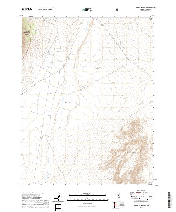 USGS Topographic Map – Moores Station SW