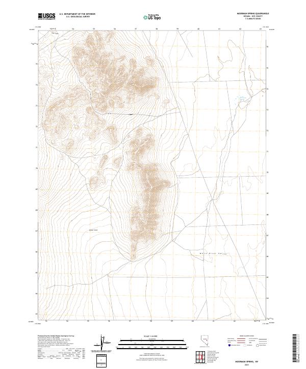 USGS Topographic Map – Moorman Spring