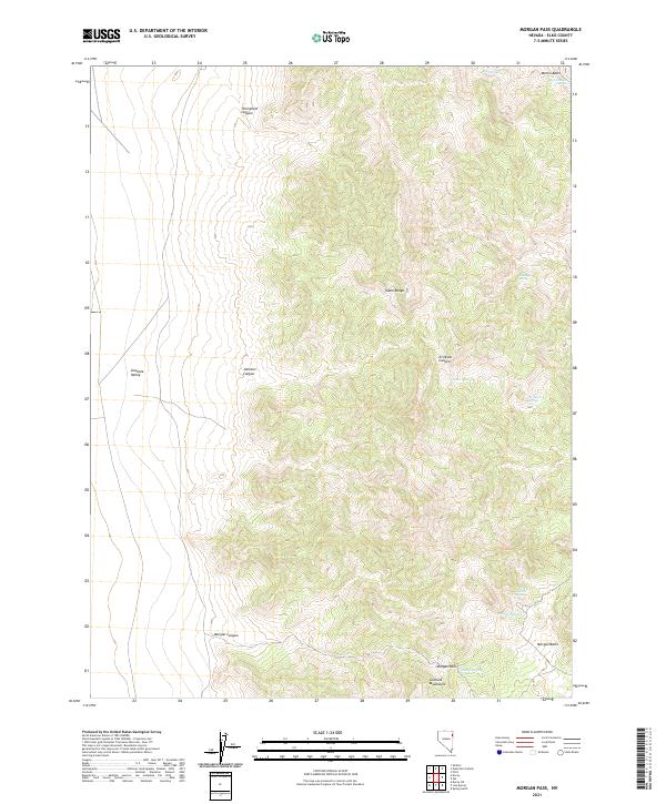 USGS Topographic Map – Morgan Pass