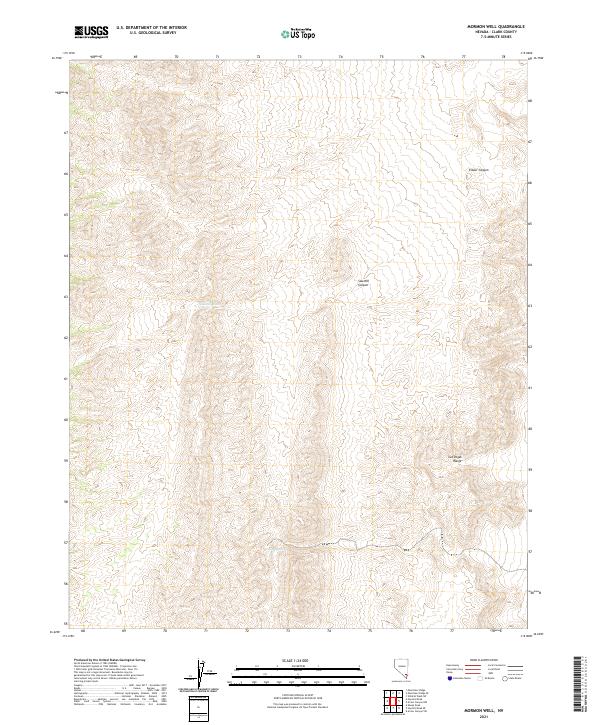 USGS Topographic Map – Mormon Well