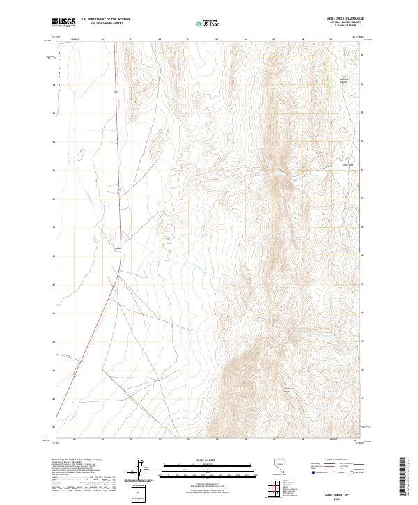 USGS Topographic Map – Moss Creek