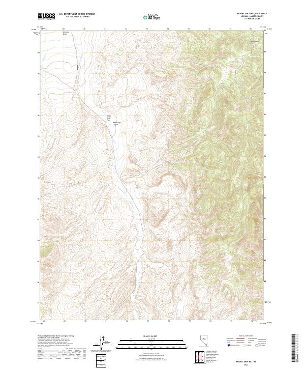 USGS Topographic Map – Mount Airy NE