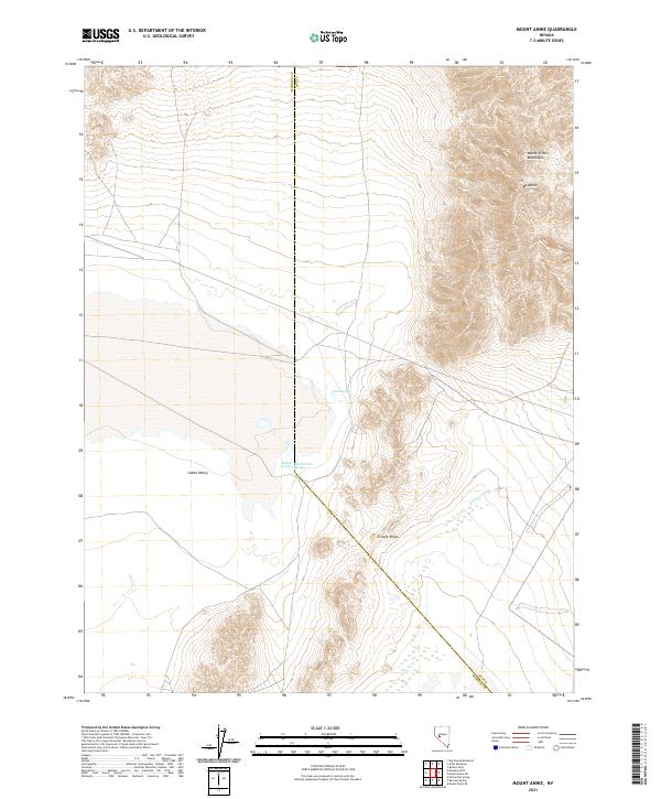USGS Topographic Map – Mount Annie