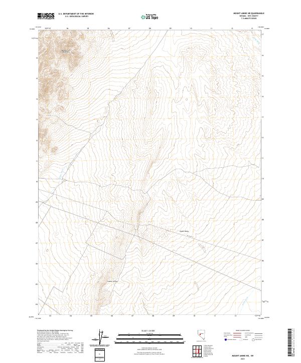 USGS Topographic Map – Mount Annie NE